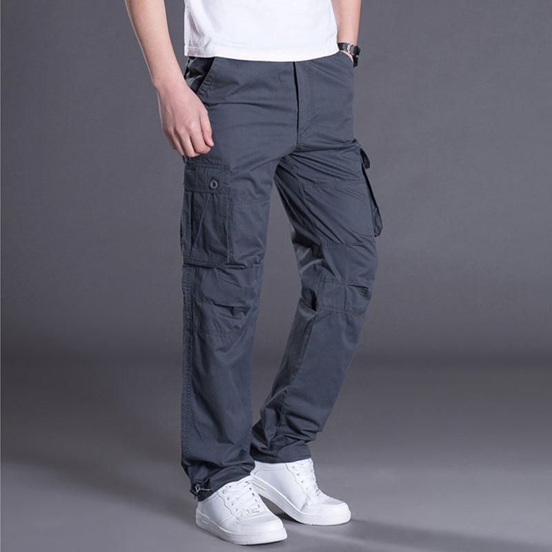 Men's Work Pants Multi - Pocket Overalls - AmiraMart