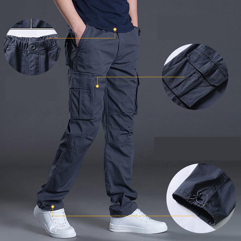 Men's Work Pants Multi - Pocket Overalls - AmiraMart