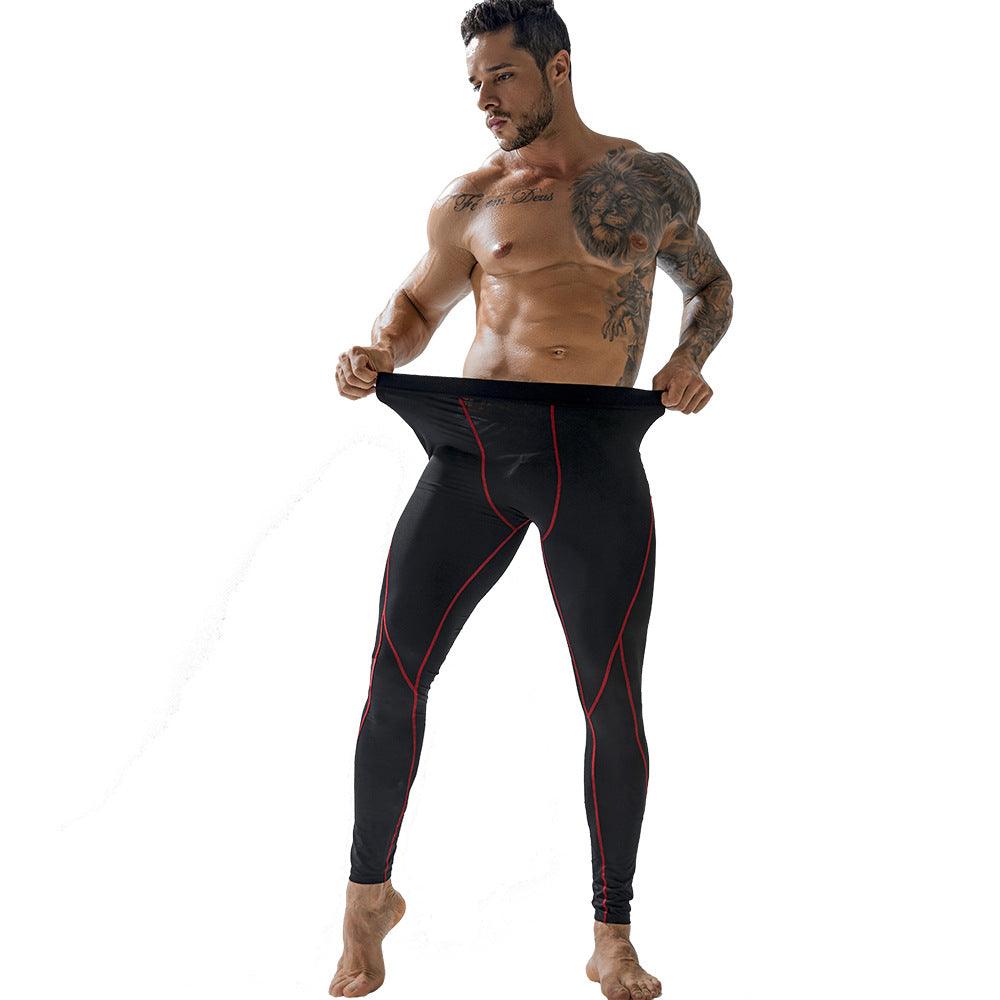 Men's Workout Elastic Tight Sports Pants - AmiraMart