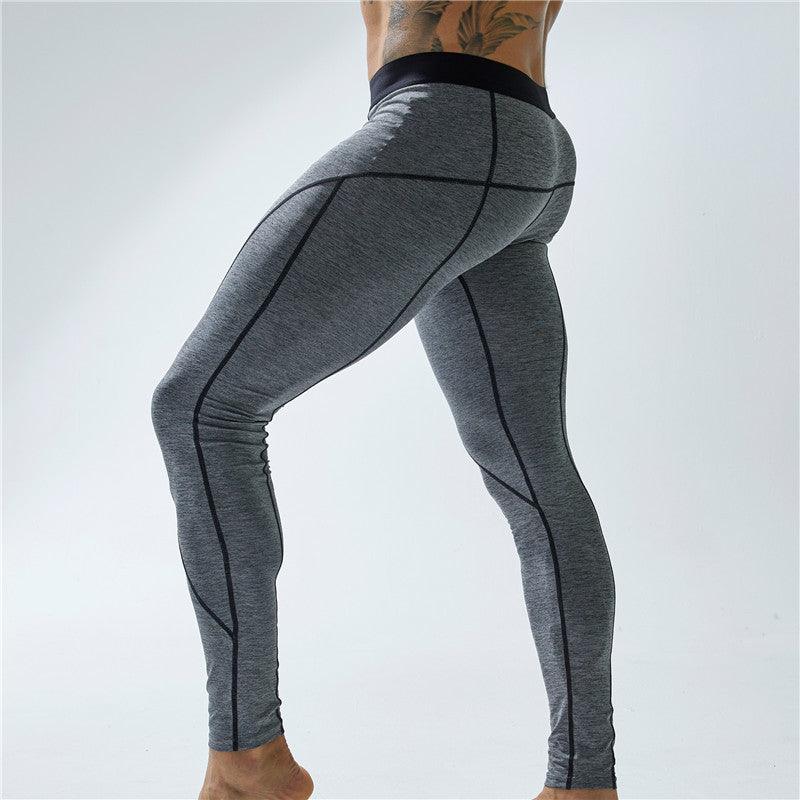 Men's Workout Elastic Tight Sports Pants - AmiraMart