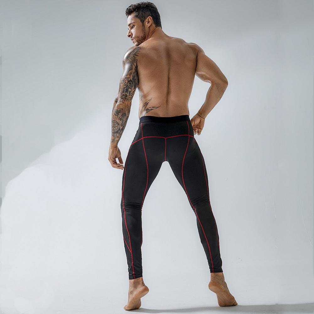 Men's Workout Elastic Tight Sports Pants - AmiraMart