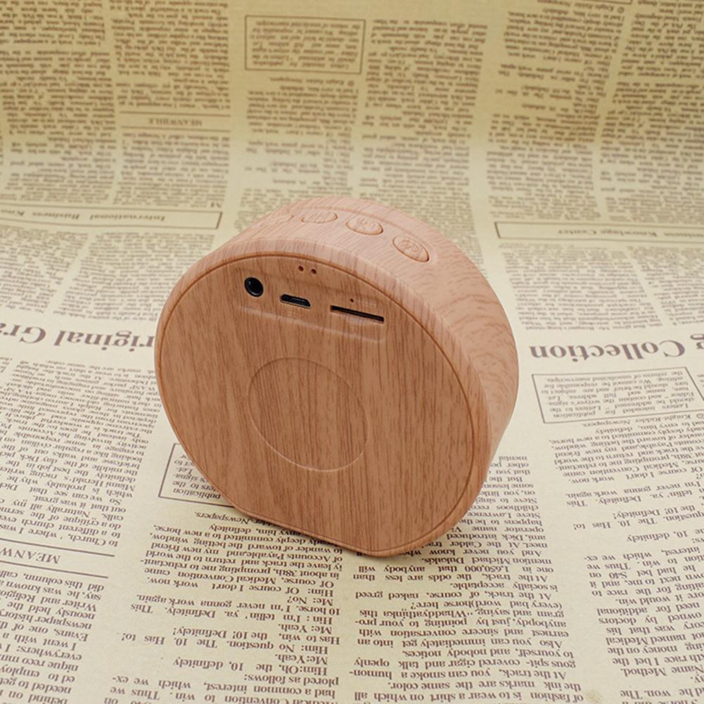 Mini Wood Bluetooth Speaker - AmiraMart