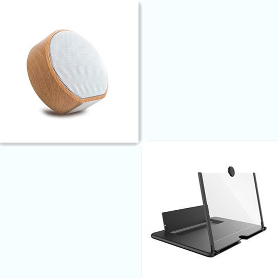 Mini Wood Bluetooth Speaker - AmiraMart