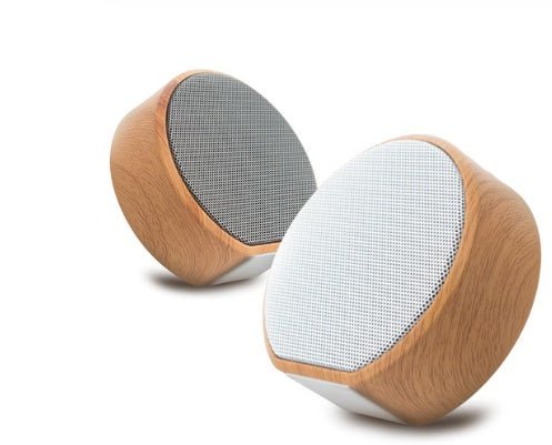Mini Wood Bluetooth Speaker - AmiraMart