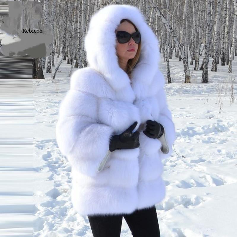 Minimalist Hooded Patchwork Fur Grass Jacket - AmiraMart
