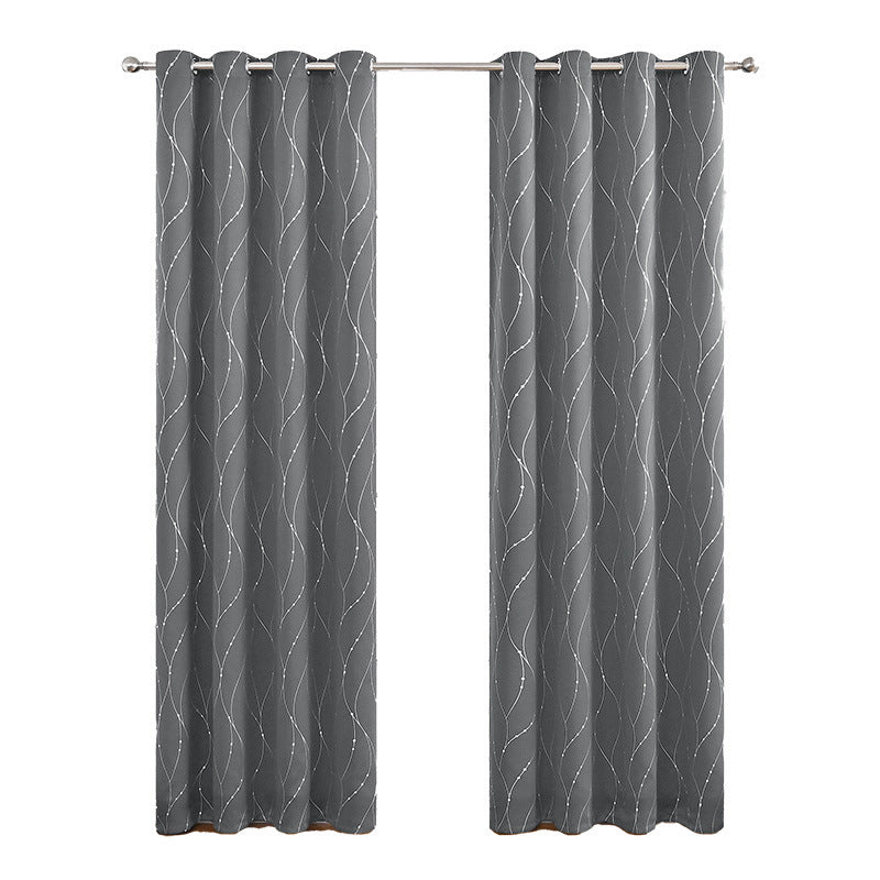 Modern Minimalist Furnishings Decorative Blackout Curtains - AmiraMart