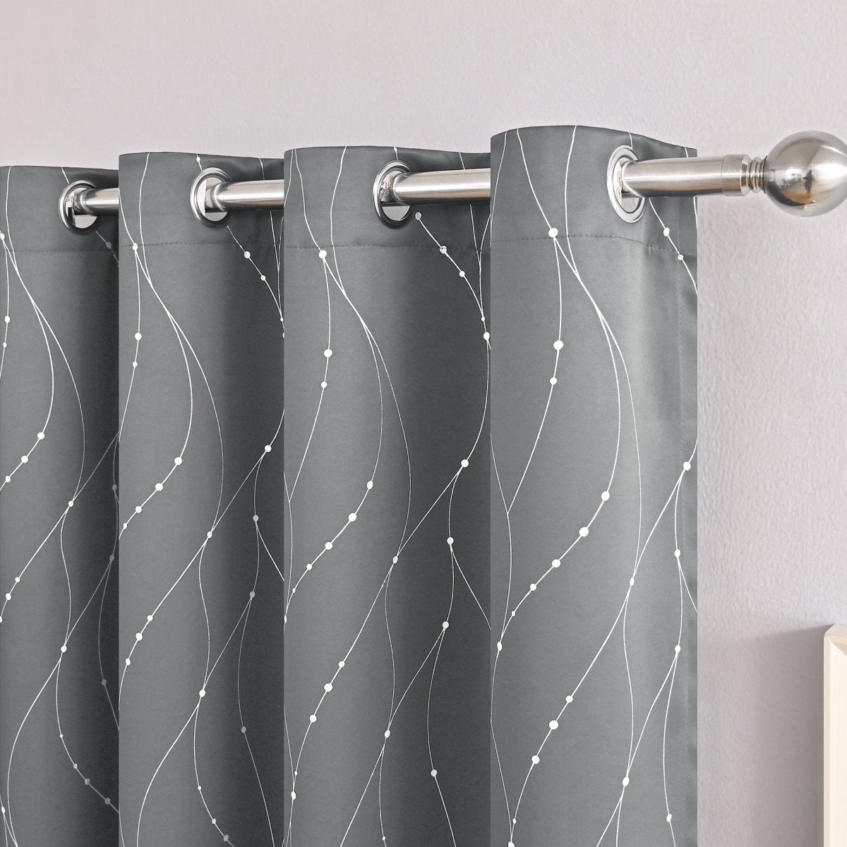 Modern Minimalist Furnishings Decorative Blackout Curtains - AmiraMart