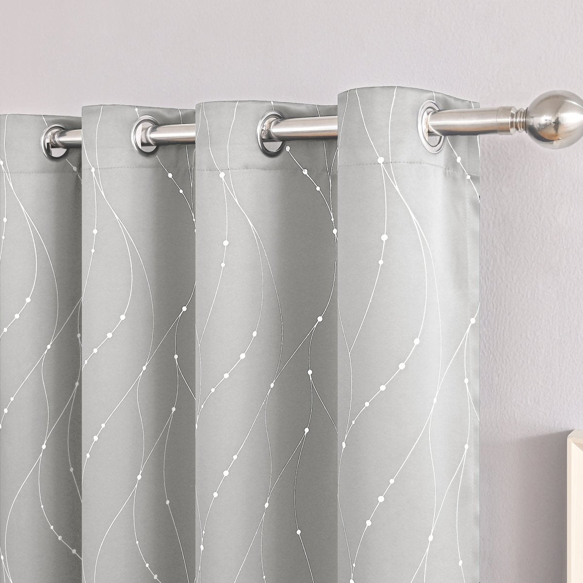 Modern Minimalist Furnishings Decorative Blackout Curtains - AmiraMart