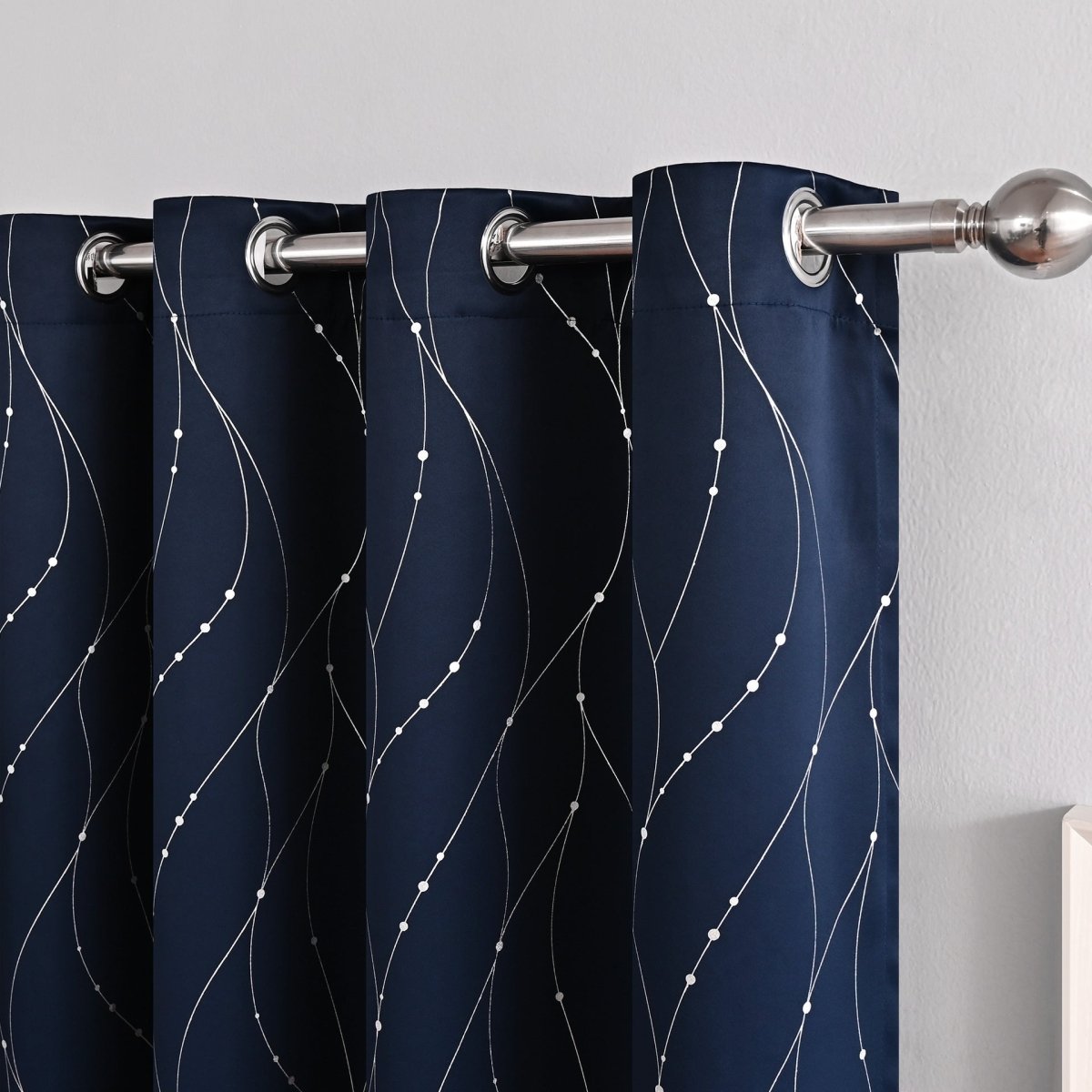 Modern Minimalist Furnishings Decorative Blackout Curtains - AmiraMart