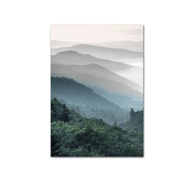 Modern Minimalist Landscape Canvas Paintings - AmiraMart