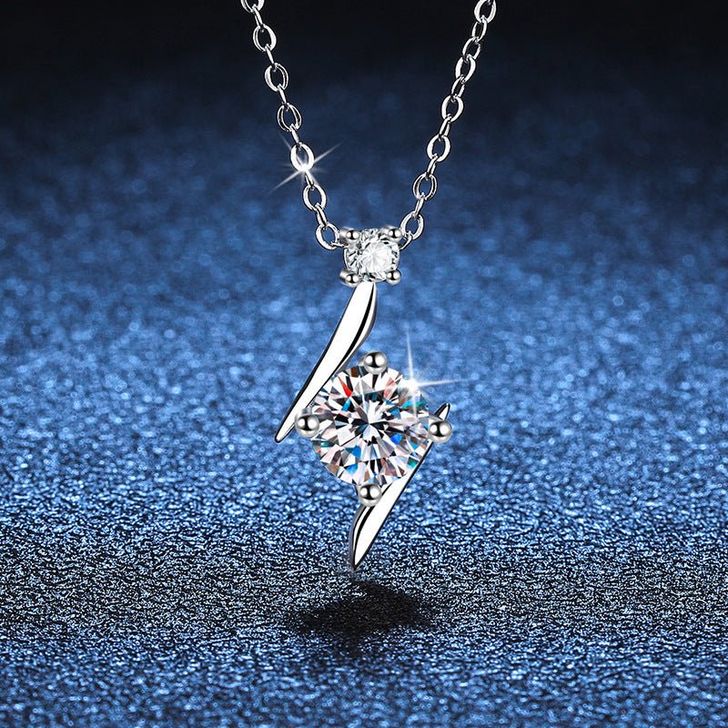 Moissanite Clavicle Chain - AmiraMart