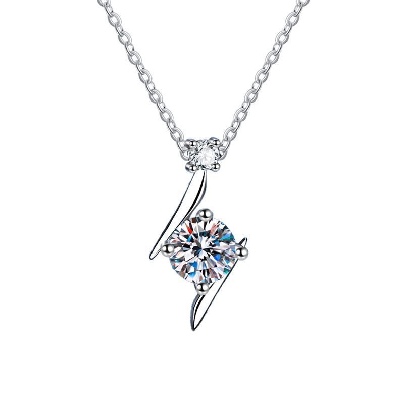 Moissanite Clavicle Chain - AmiraMart