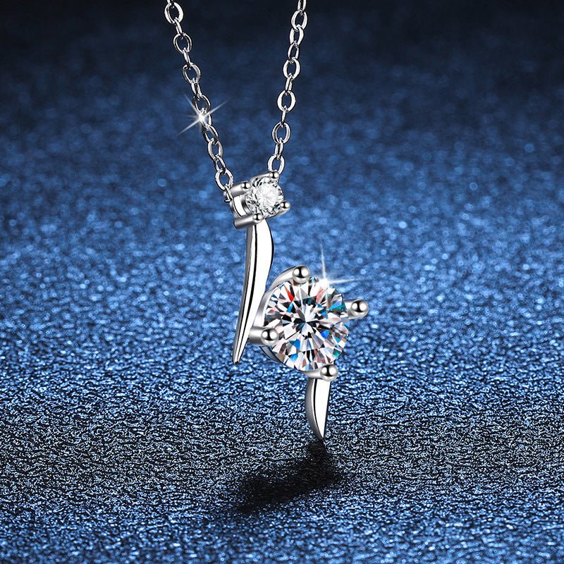Moissanite Clavicle Chain - AmiraMart