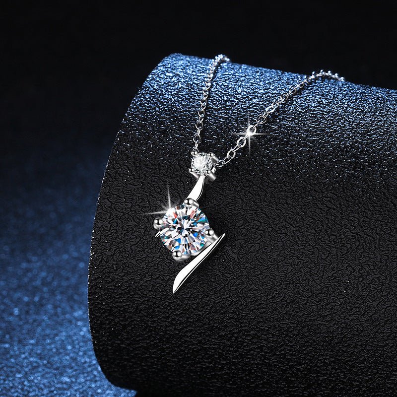 Moissanite Clavicle Chain - AmiraMart