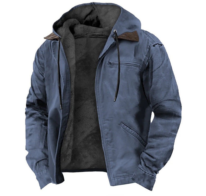 Multi - Color Hooded Sweater - AmiraMart