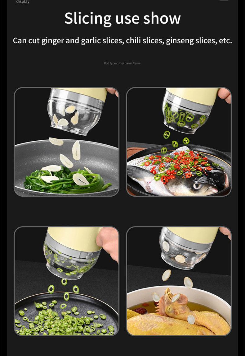 Multi - functional Electric Vegetable Cutter - AmiraMart