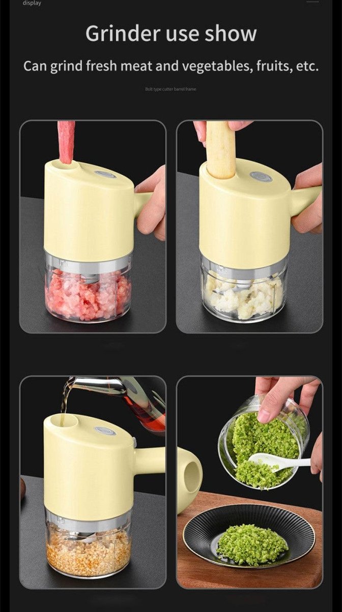 Multi - functional Electric Vegetable Cutter - AmiraMart
