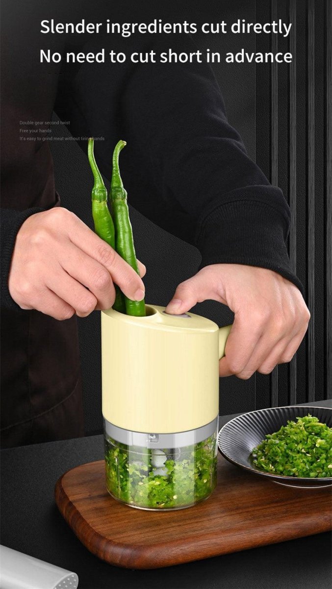 Multi - functional Electric Vegetable Cutter - AmiraMart