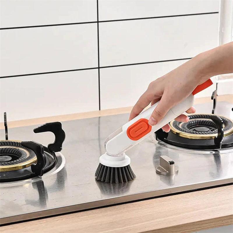 Multi - Functional Liquid - Filled Cleaning Brush - AmiraMart