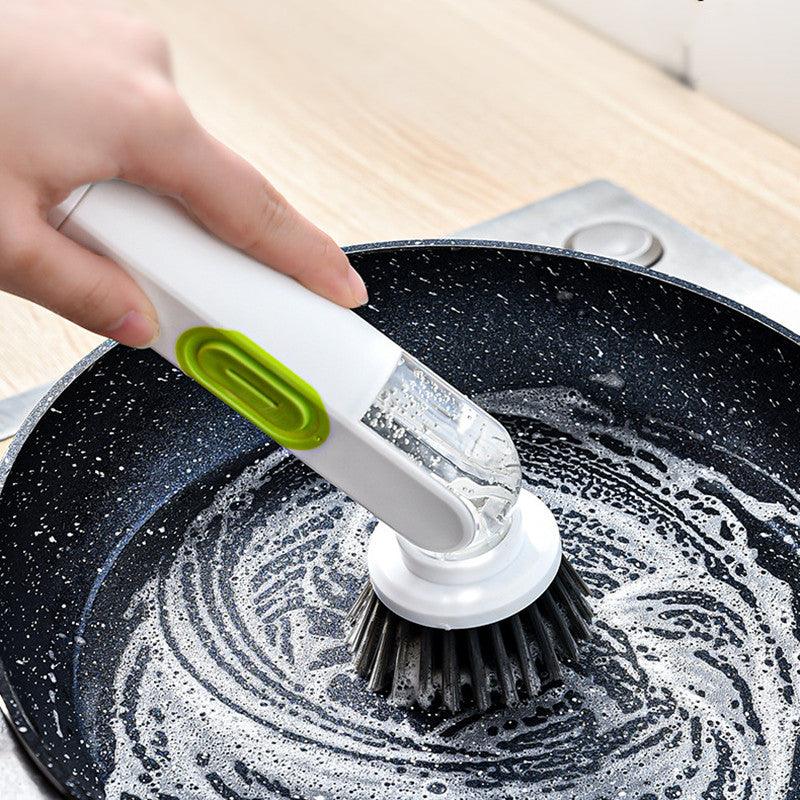 Multi - Functional Liquid - Filled Cleaning Brush - AmiraMart