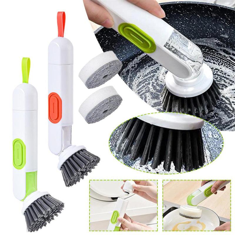 Multi - Functional Liquid - Filled Cleaning Brush - AmiraMart