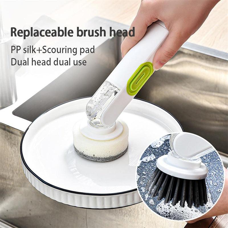 Multi - Functional Liquid - Filled Cleaning Brush - AmiraMart