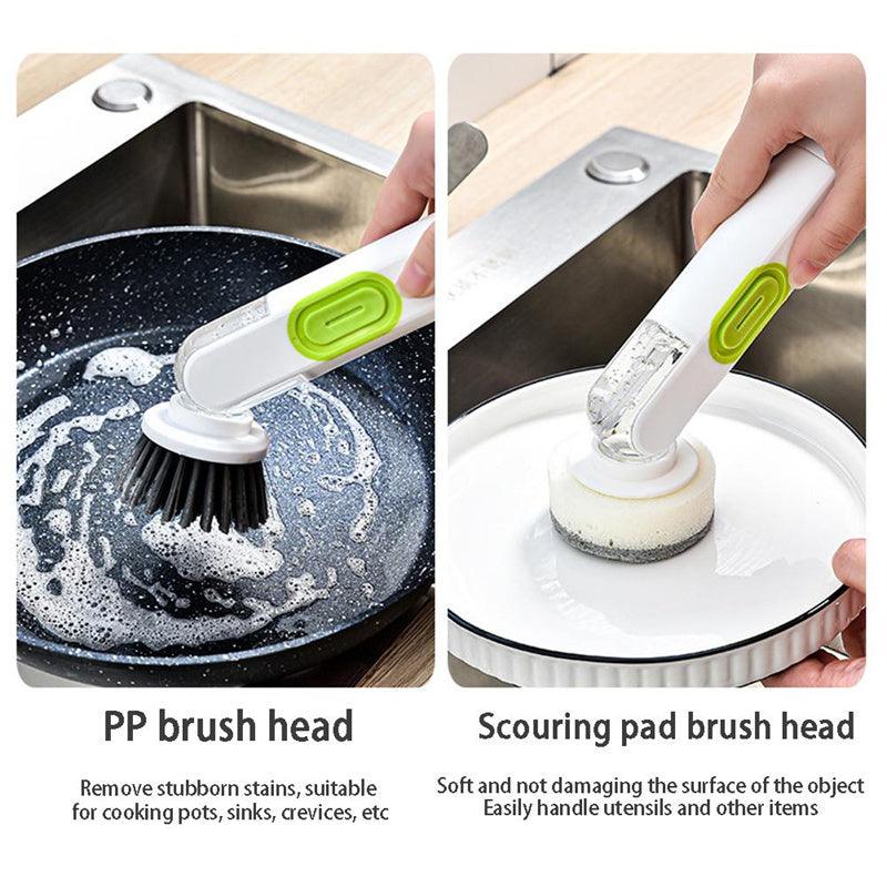 Multi - Functional Liquid - Filled Cleaning Brush - AmiraMart