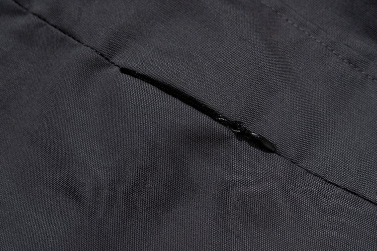 Multi - pocket Contrast Zip Casual Baggy Pants - AmiraMart