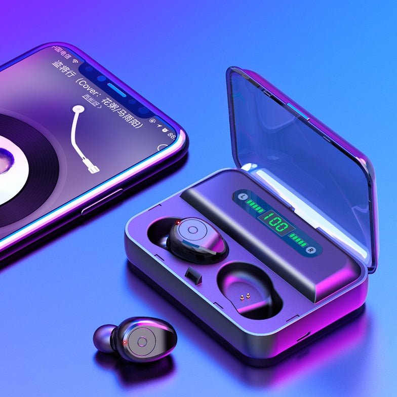 Multifunction Bluetooth Headset – Binaural & Power Bank - AmiraMart