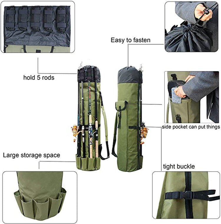 Multifunctional Fishing Rod Bag - AmiraMart