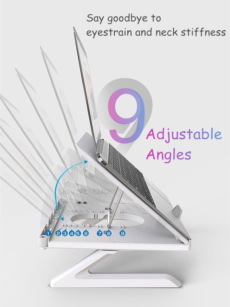 Multifunctional folding lifting laptop stand - AmiraMart
