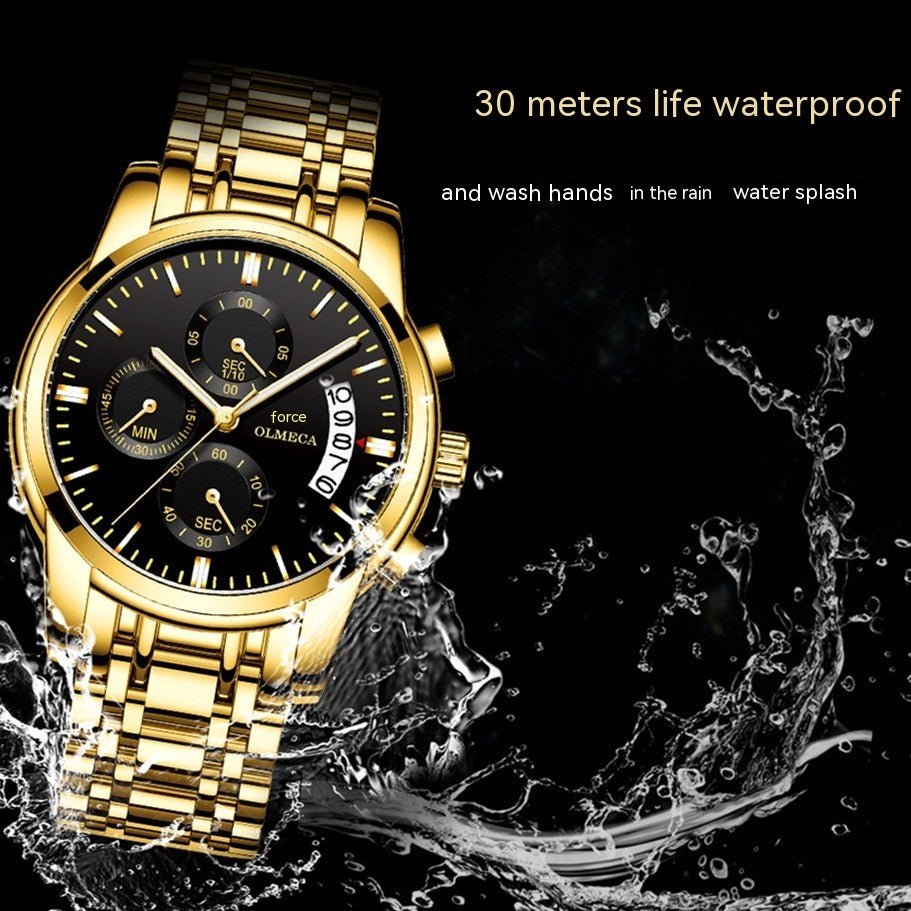 Multifunctional Men's Waterproof Luminous Watch - AmiraMart