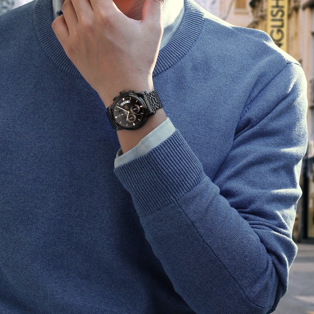 Multifunctional Men's Waterproof Luminous Watch - AmiraMart