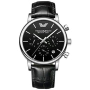 Belt Silver Case Black Surface