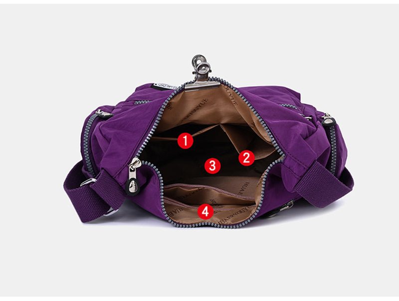 Multiple Pockets Waterproof Crossbody Bags - AmiraMart