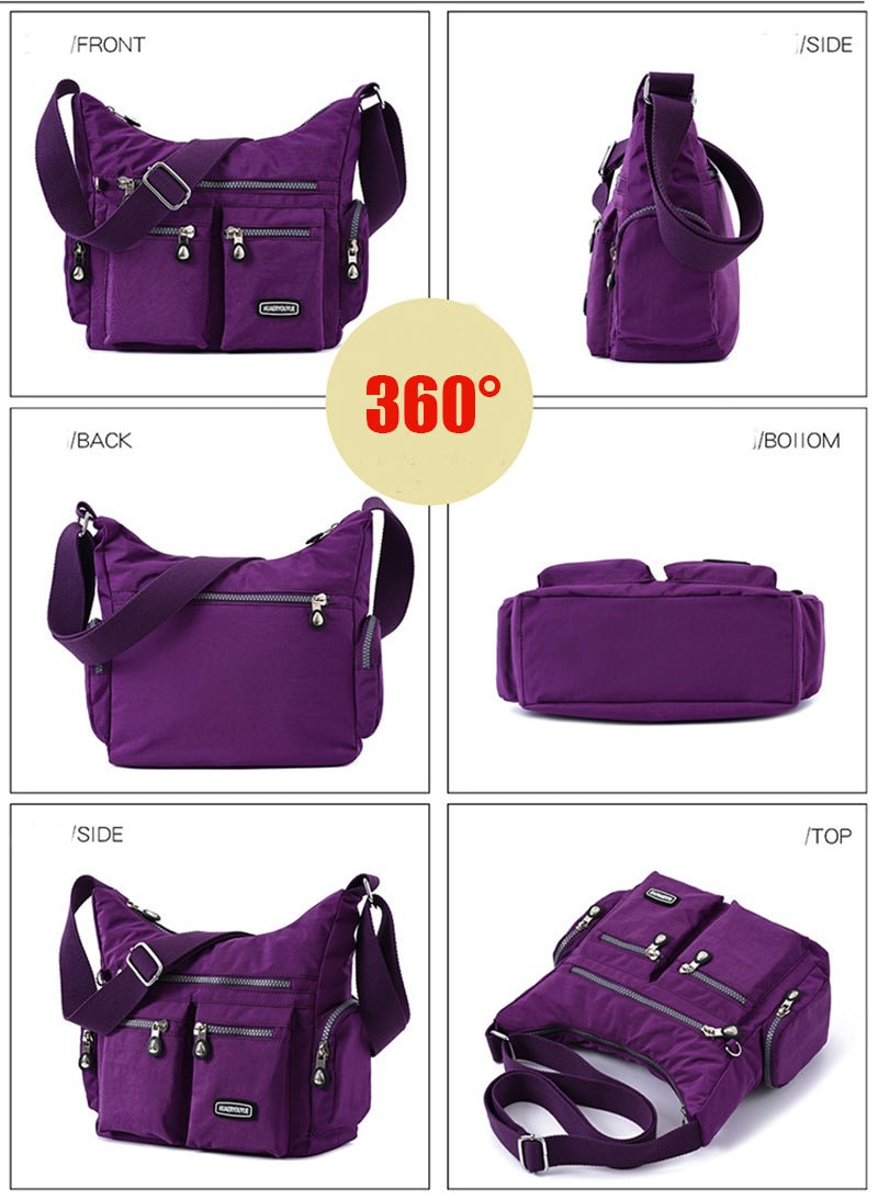 Multiple Pockets Waterproof Crossbody Bags - AmiraMart