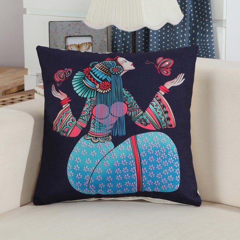 National style sofa pillow - AmiraMart
