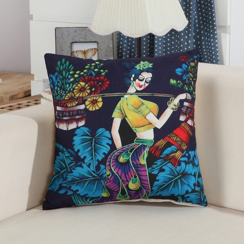 National style sofa pillow - AmiraMart