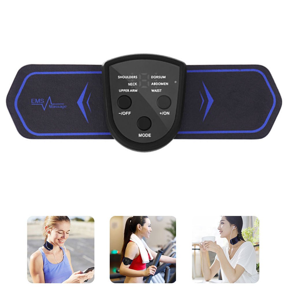 Neck Massage Stickers – Portable Charging & Muscle Relaxation - AmiraMart
