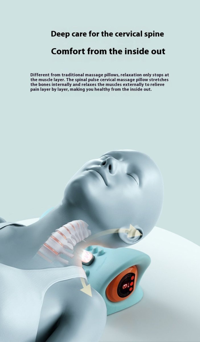 Neck Massager Adults Cervical Spine Relief - AmiraMart