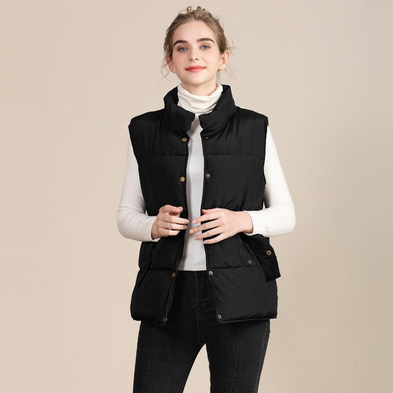 New Down Cotton Vest Female Versatile Wear - AmiraMart