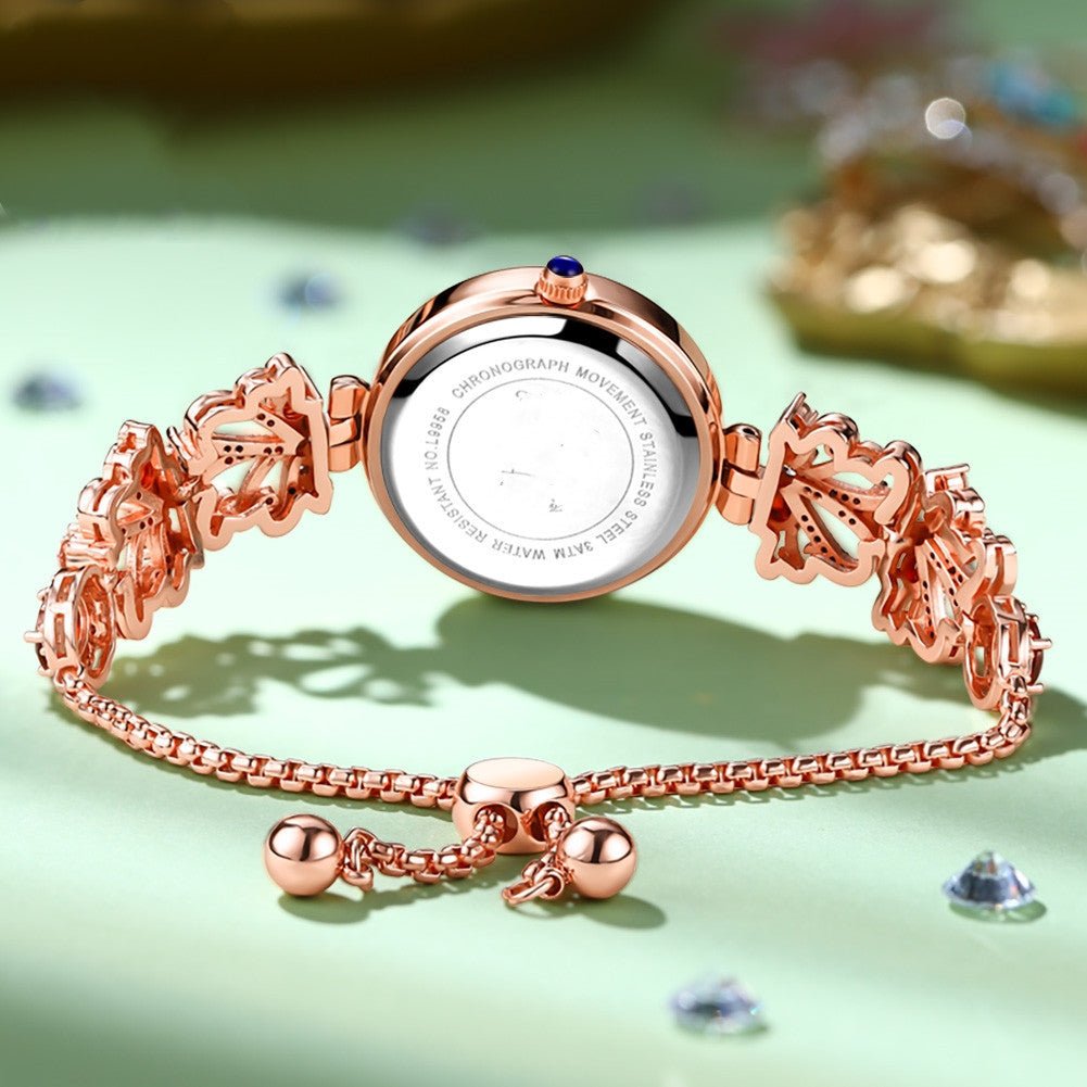 New Women's Premium Luxury Waterproof Bracelet Watch - AmiraMart