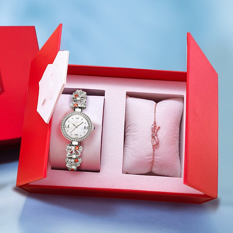 New Women's Premium Luxury Waterproof Bracelet Watch - AmiraMart