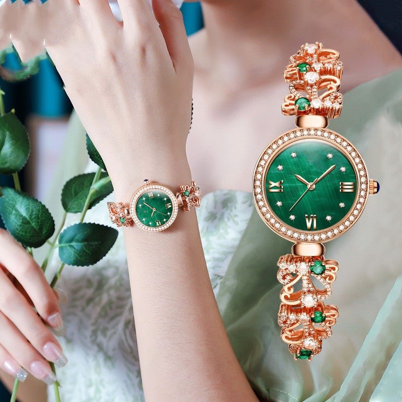 New Women's Premium Luxury Waterproof Bracelet Watch - AmiraMart