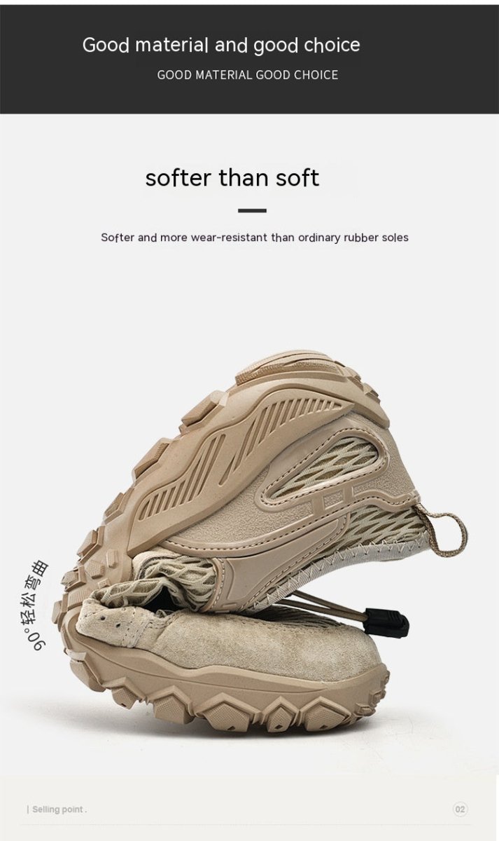 Non - slip Soft - soled Mesh Surface Hiking Shoes - AmiraMart