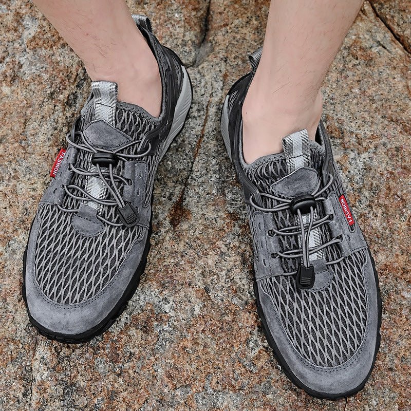 Non - slip Soft - soled Mesh Surface Hiking Shoes - AmiraMart