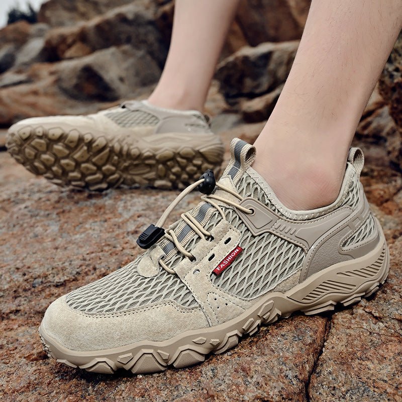 Non - slip Soft - soled Mesh Surface Hiking Shoes - AmiraMart