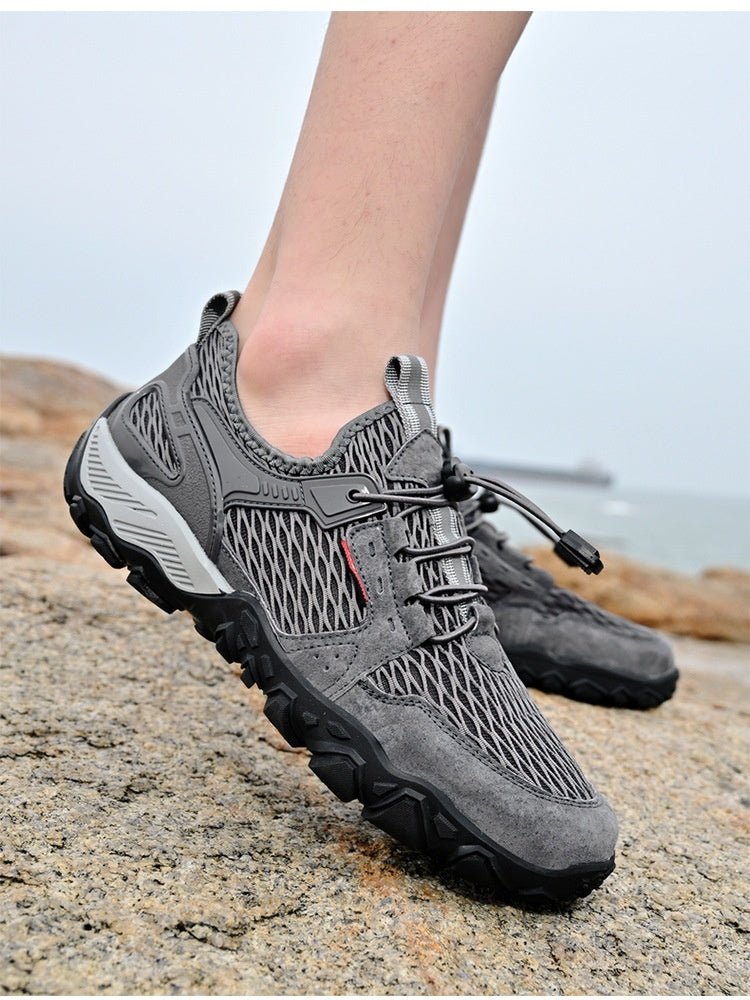 Non - slip Soft - soled Mesh Surface Hiking Shoes - AmiraMart