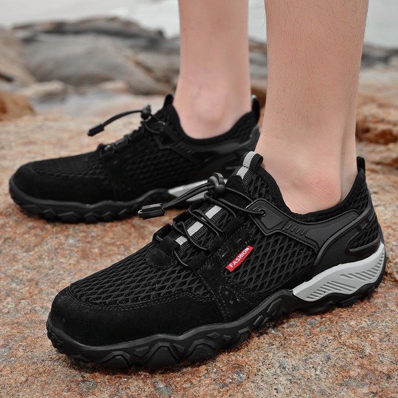 Non - slip Soft - soled Mesh Surface Hiking Shoes - AmiraMart