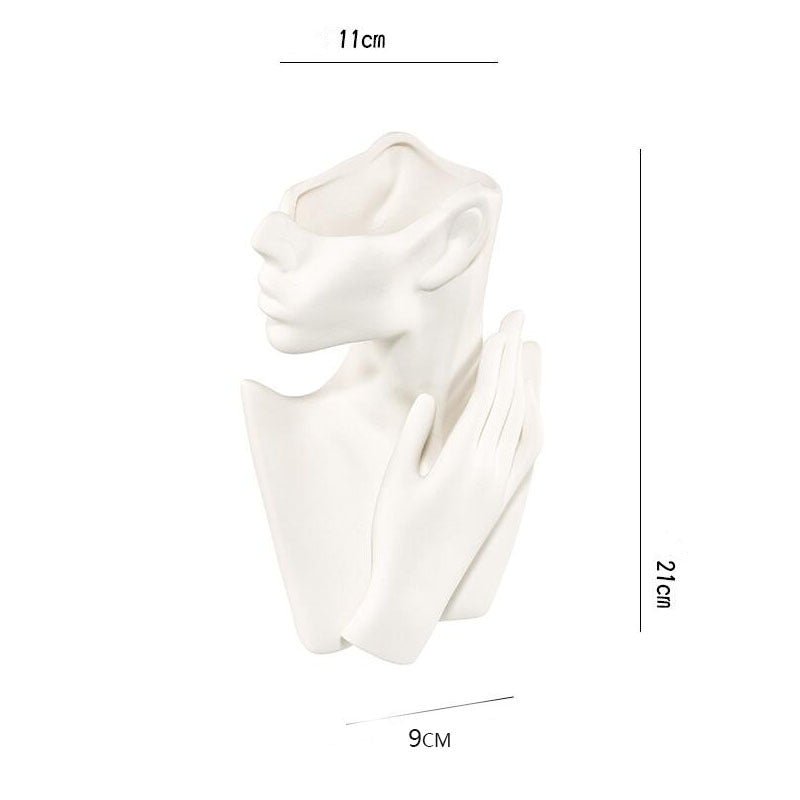 Nordic Body Ceramic Vase - AmiraMart